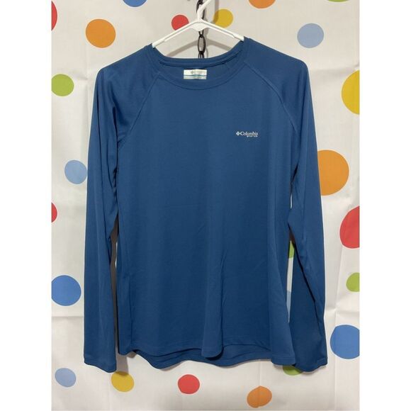 Columbia Blue Athletic Top Long Sleeve Size Small 🌿💕 - Picture 7 of 9